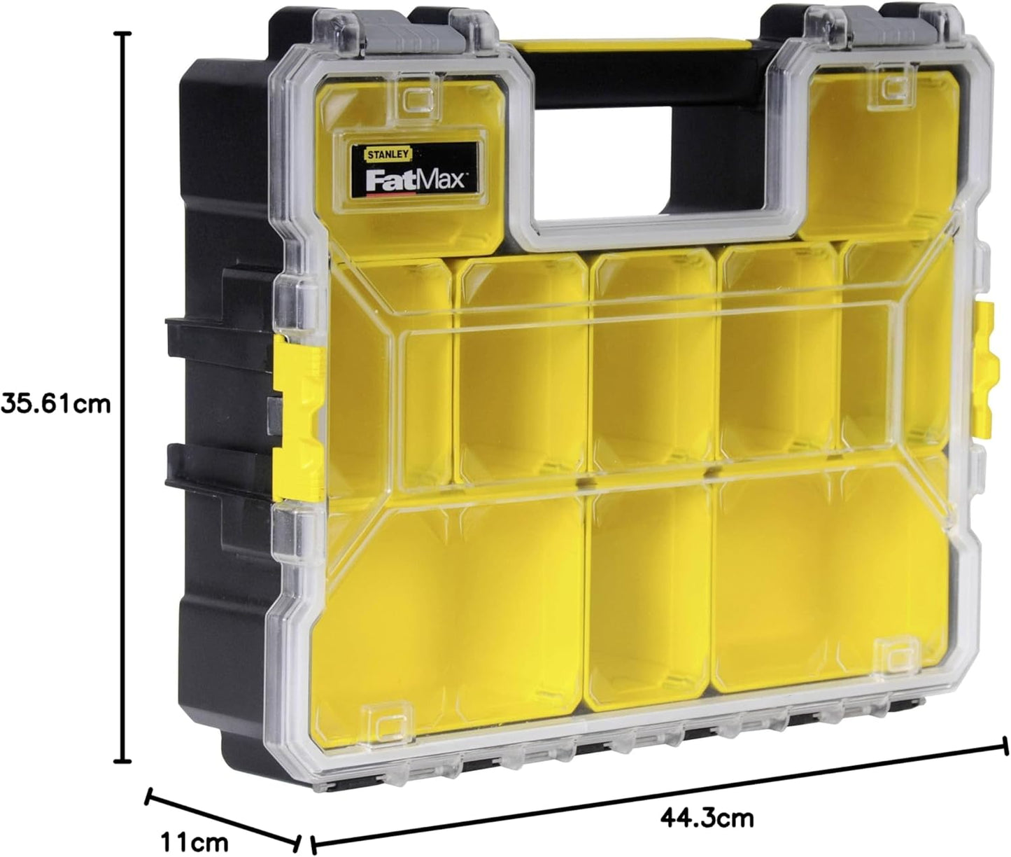 FatMax 1-97-521 Aufbewahrungsbox mit herausnehmbaren Fächern, 1 Mehrfarbig
