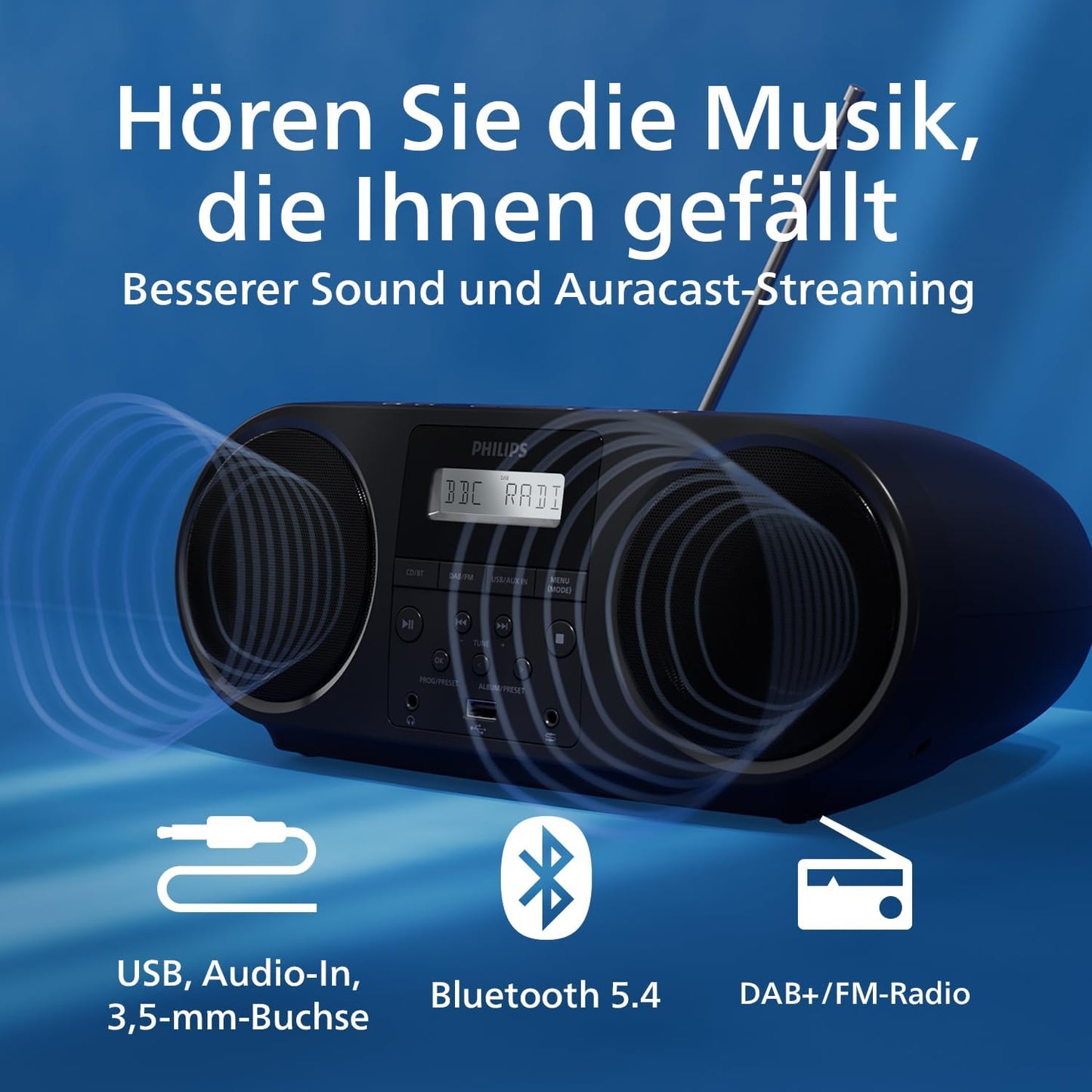 Multifunktions-CD-Spieler