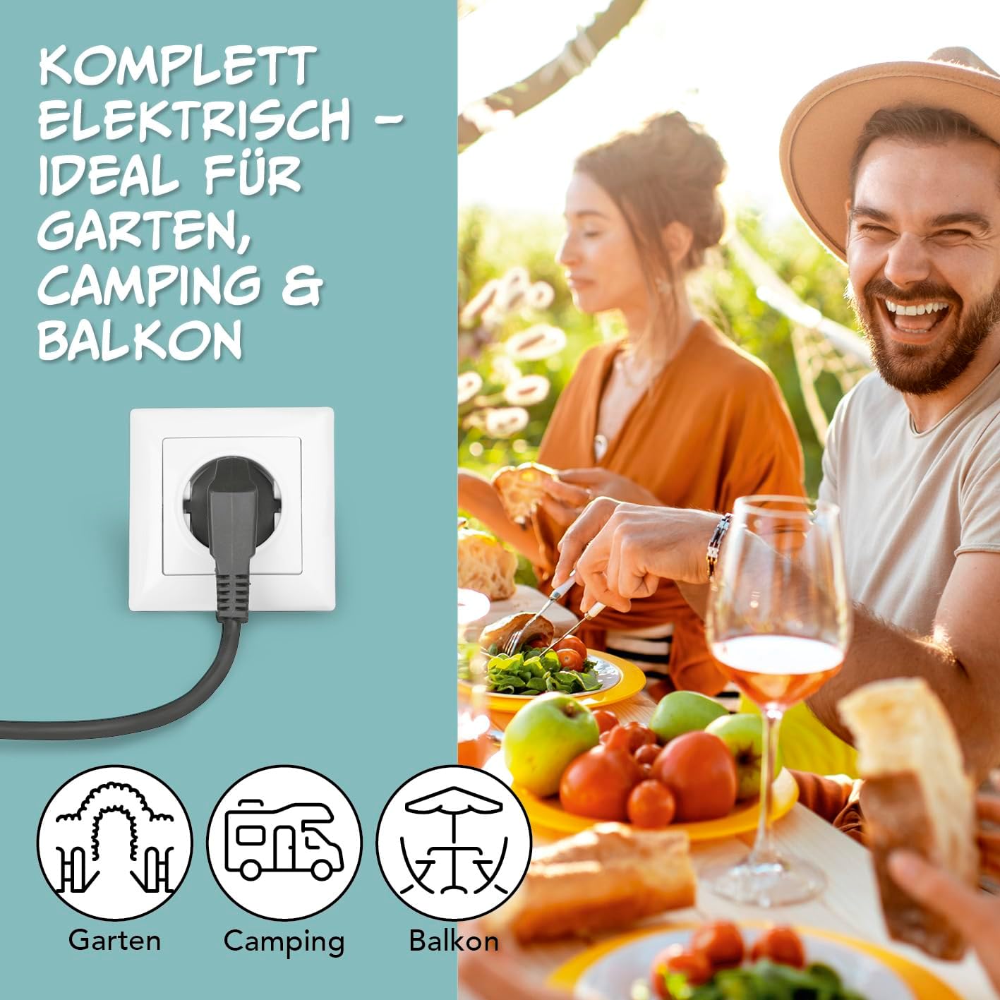 Elektrische Pizza-Pfanne mit Thermostat & Glasdeckel, ⌀ 42 cm | 8 Liter