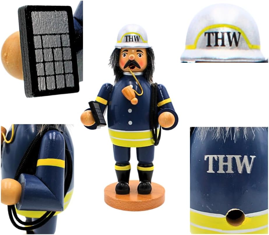 Räuchermann THW Helferfigur, Thw Helfer