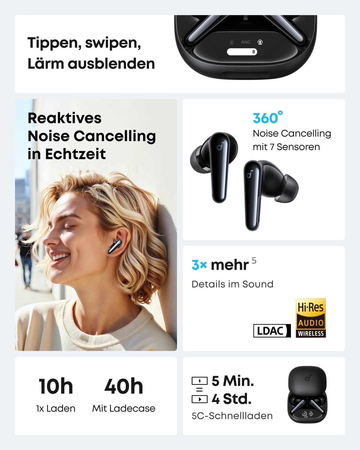Liberty 4 Pro, Schwarz Matt