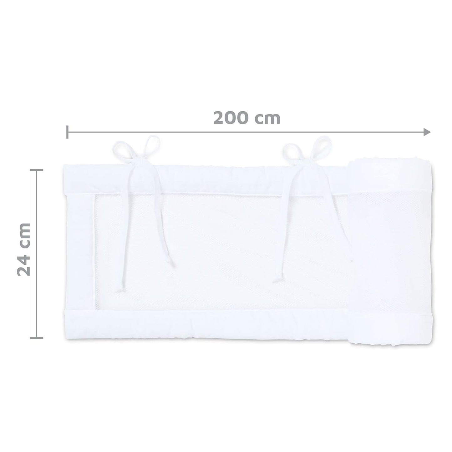 Nestchen Mesh für Modell Boxspring XXL Bett, Weiß für Modell Boxspring XXL