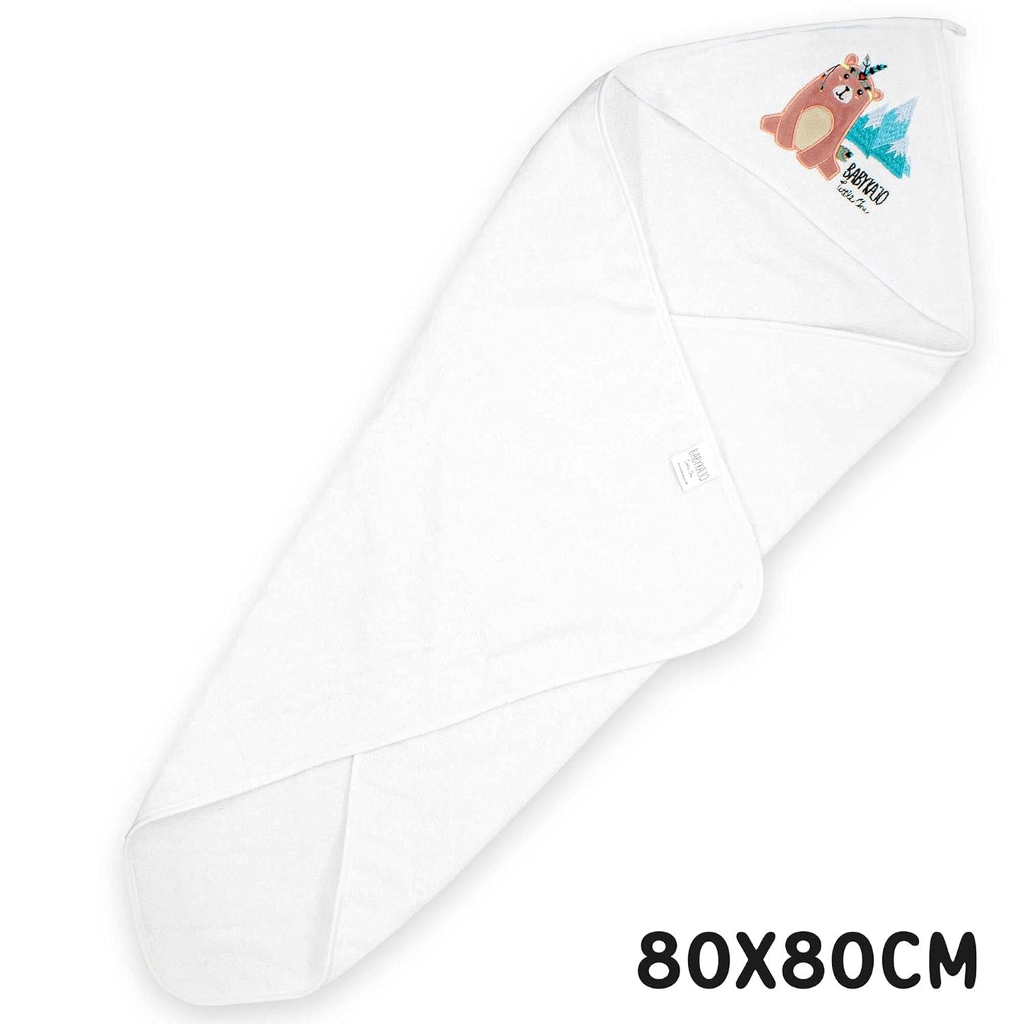 Babypflegeset-Starterset mit Badewanne und Handtuch, Bärchen Blau 3 - Set