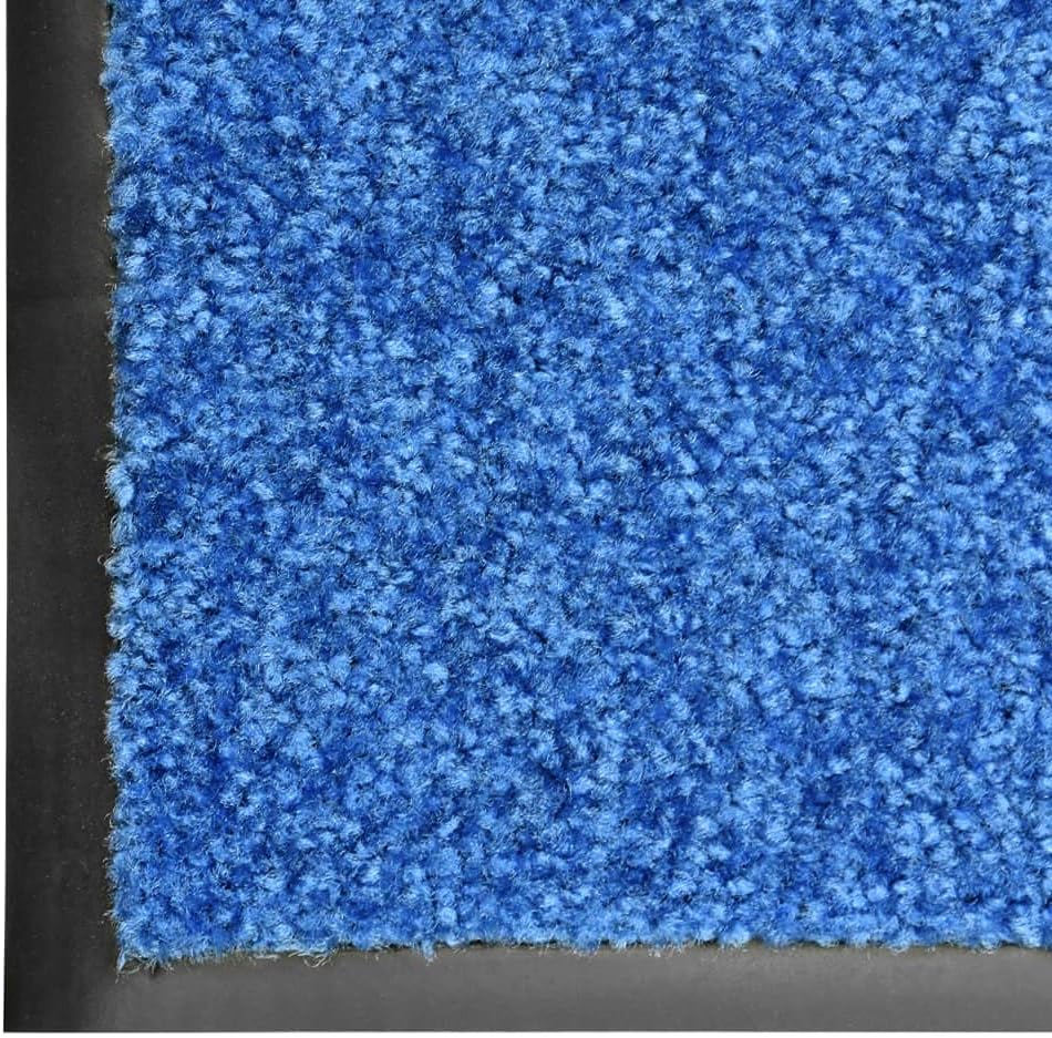 Waschbare Schmutzfangmatte Sekundus 60x90 cm, Blau 60 x 90 cm (Rechteckig)