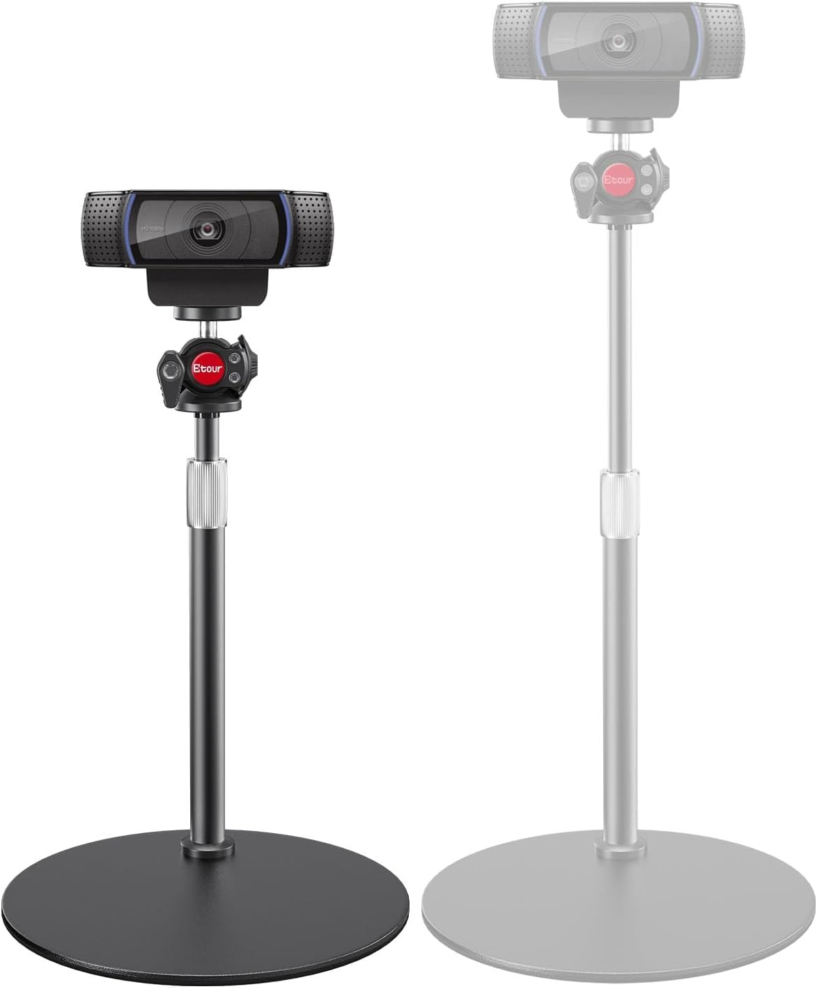 Webcam-Ständer mit 360° Kugelkopf
