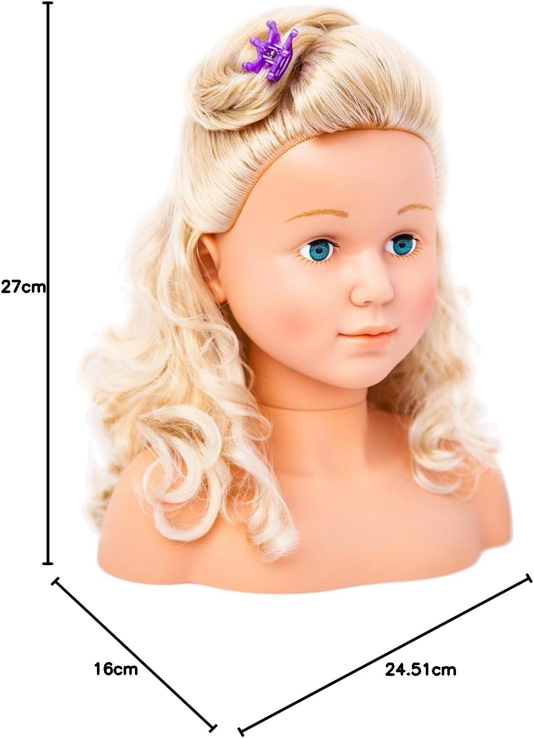 Schmink- und Frisierkopf Super Model Set