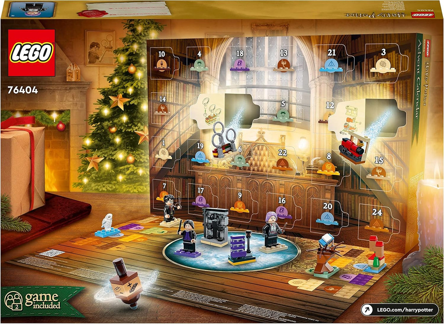 Harry Potter Adventskalender mit Brettspiel, Single