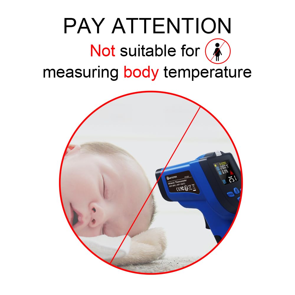 Infrarot Thermometer, Dual-Laser