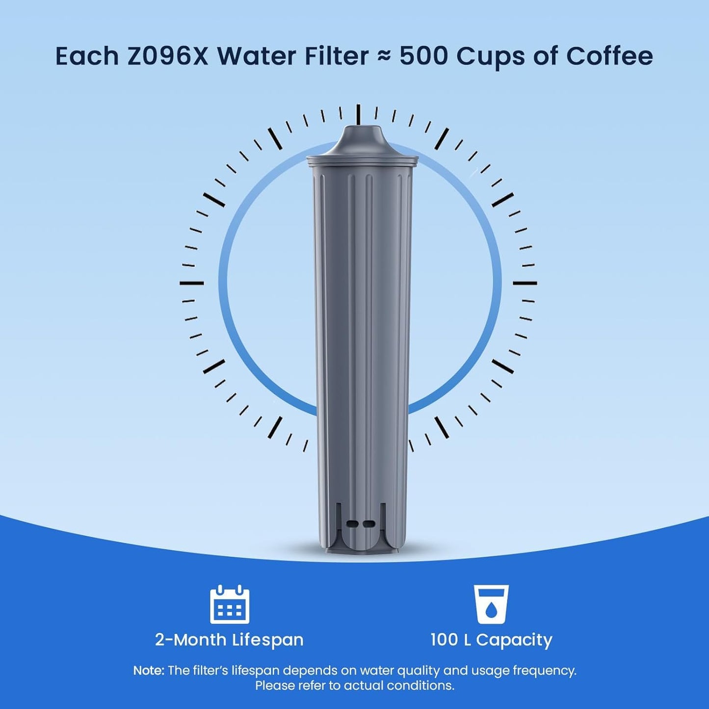 Wasserfilter für Jura E8/E6 Kaffeevollautomat