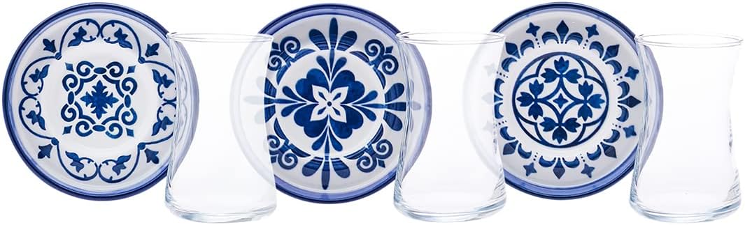 Türkisches Teeservice, Blu