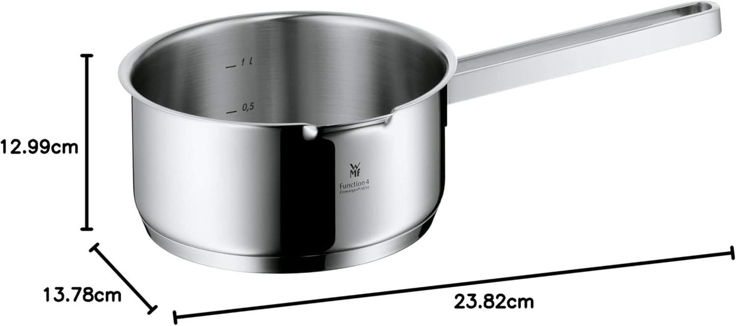 Induktions-Topfset mit Abgiessfunktion (5-teilig), Neues Topf-Set ; 5-teilig