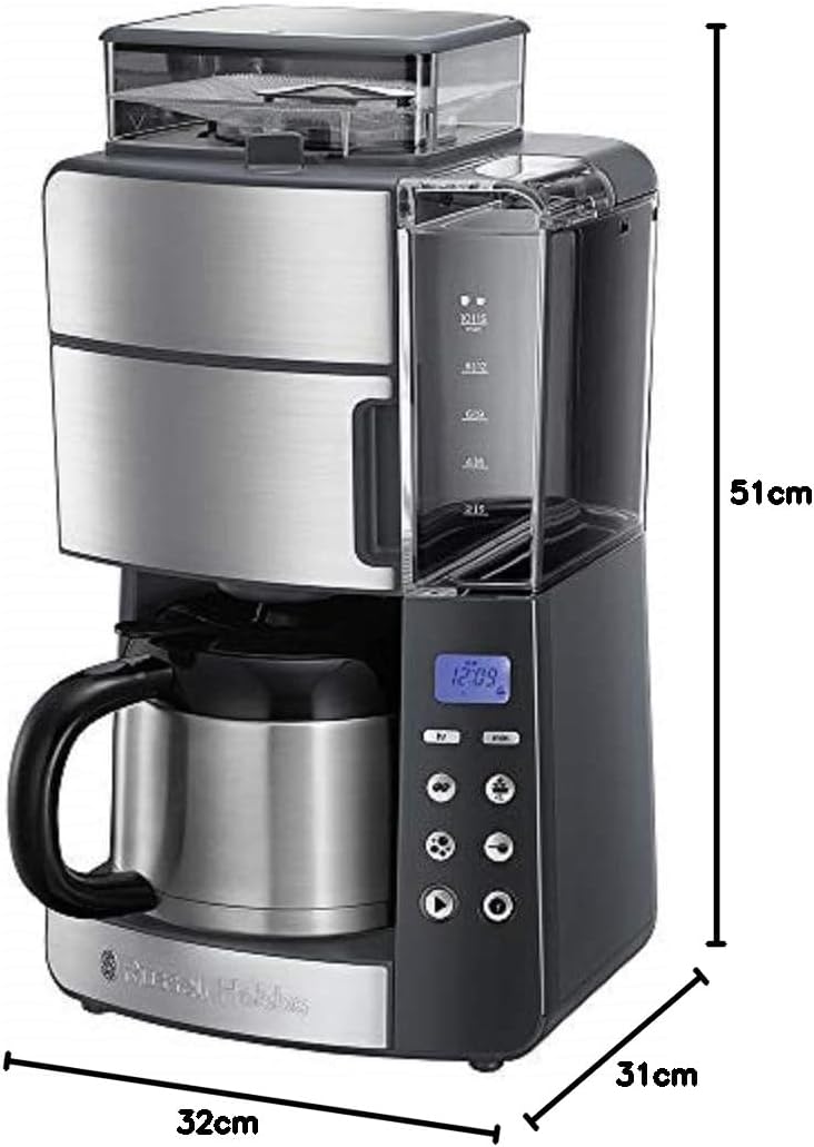 Kaffeemaschine mit Mahlwerk und Timer