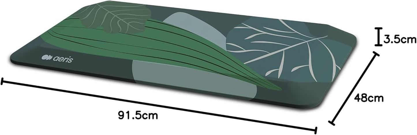 Ergonomische Anti-Ermüdungsmatte für Stehtische, Bezug Jungle