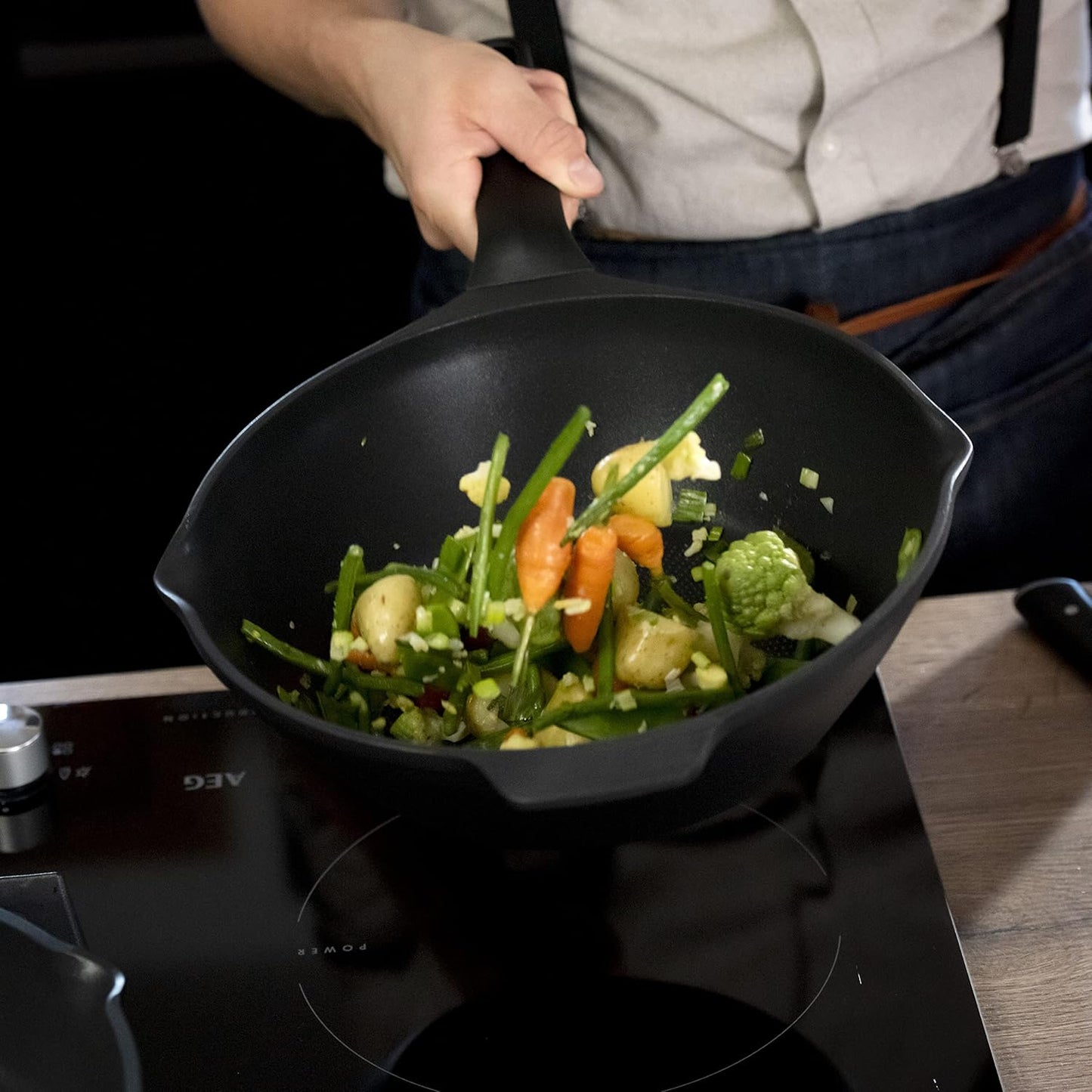 Wokpfanne Robusto, **neu** Wok 28 cm