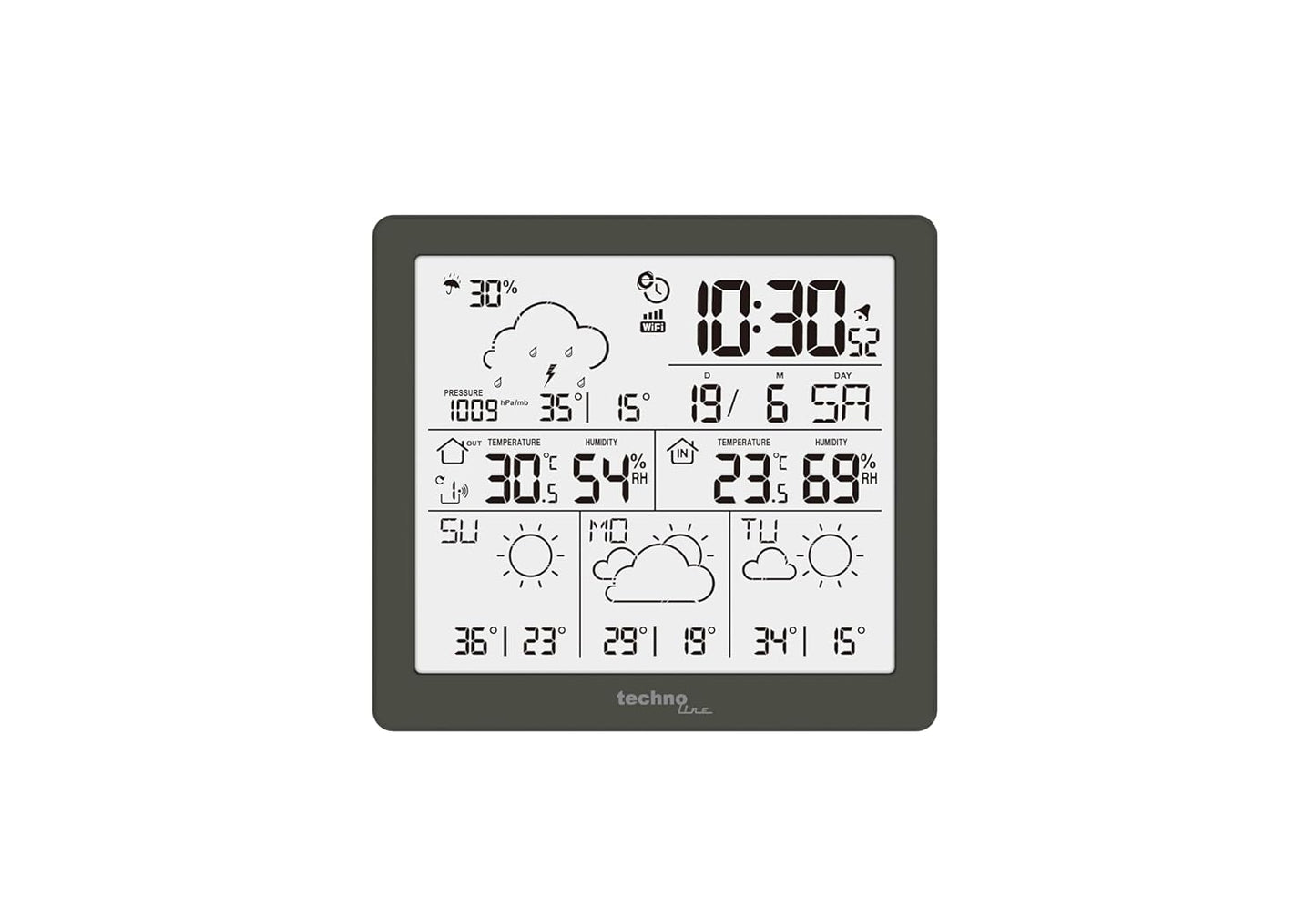 Wetterstation WD2200 mit 3 Tage Wettervorhersage