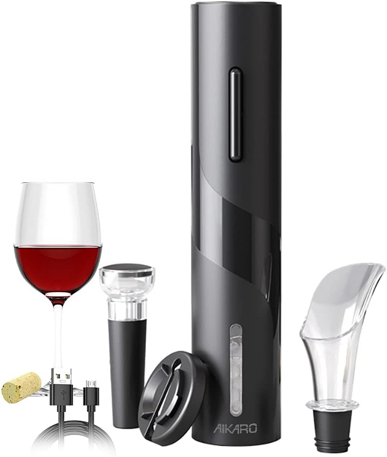 Elektrischer Korkenzieher, Set, wiederaufladbar