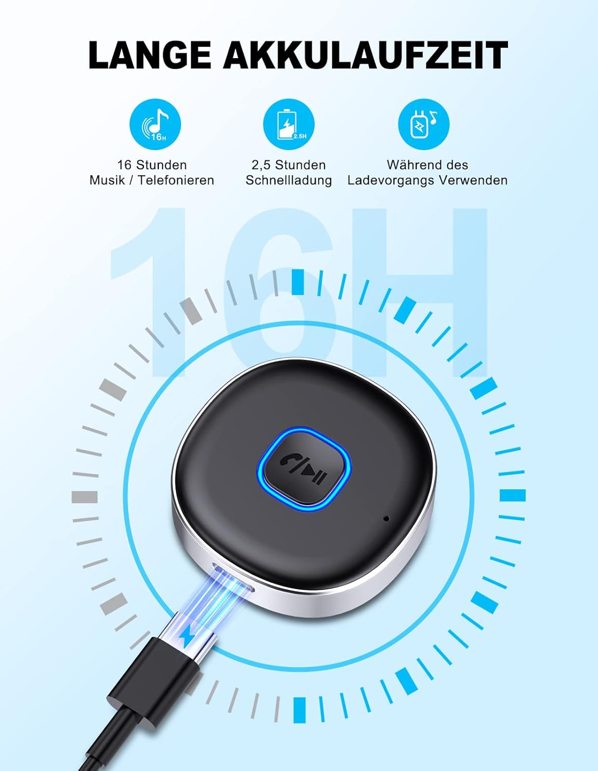 AUX Bluetooth Adapter Auto mit Dual Verbindung