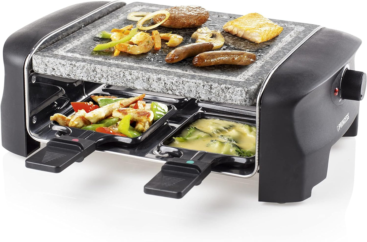 Stone & Raclette 162810, Steingrill, für 4 Personen