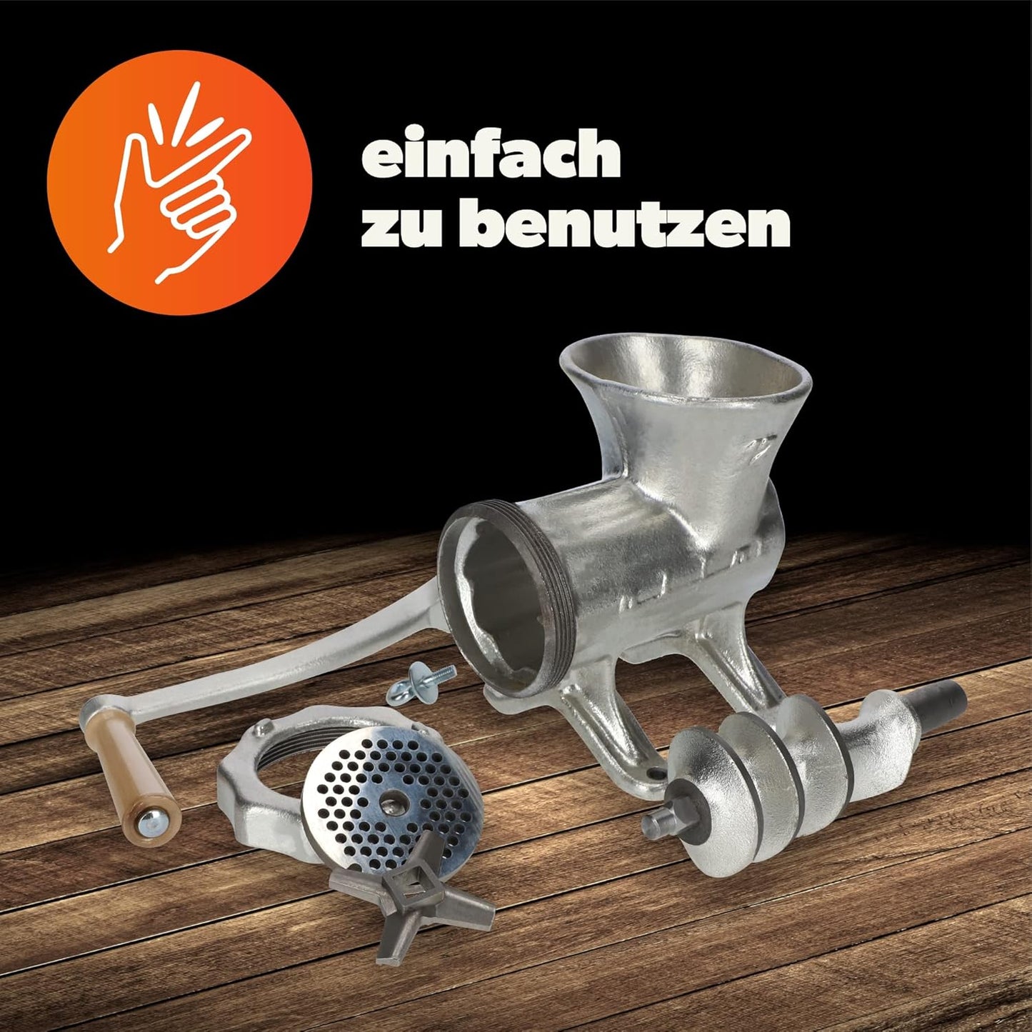 Manueller Fleischwolf, Grösse 12, Grösse 12