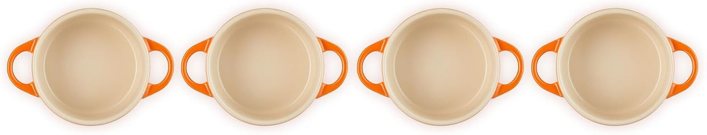 Mini Cocottes Set, Orange