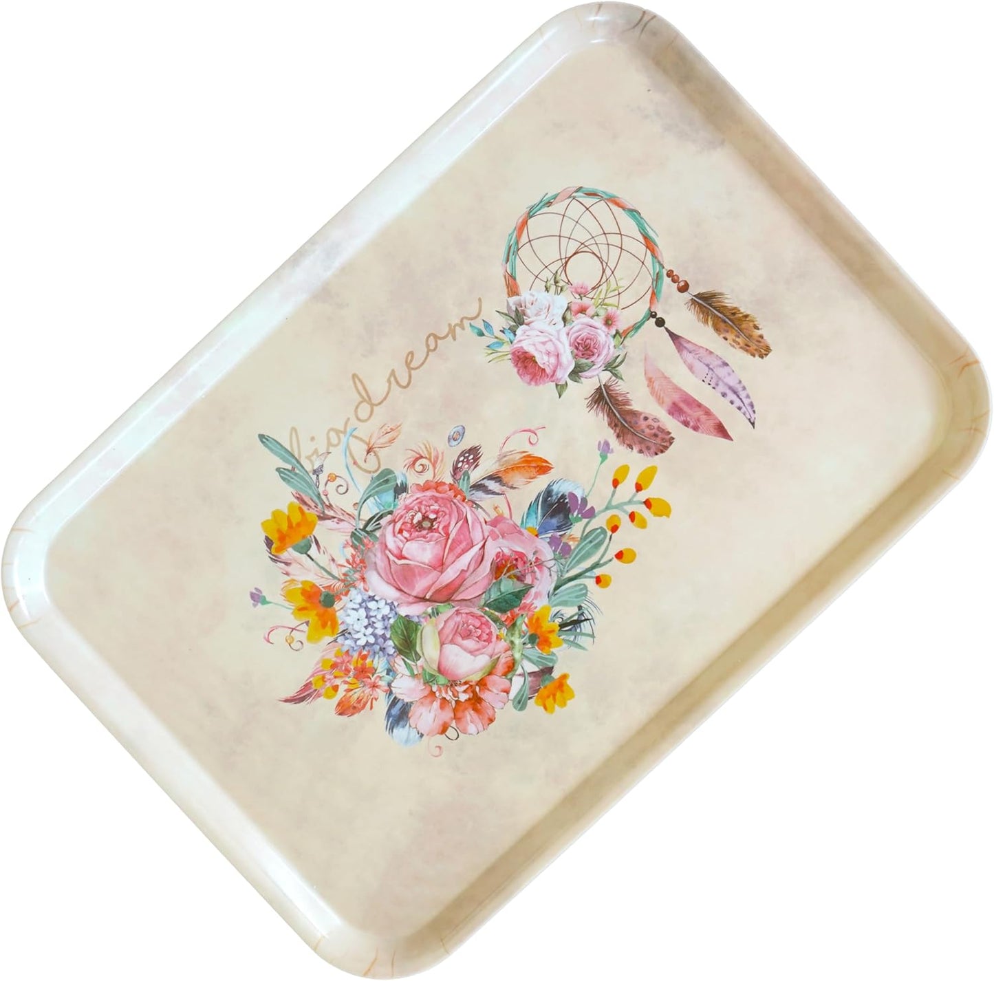 Serviertablett Motiv Traumfänger, 45 x 31 x 3 cm Traumfänger