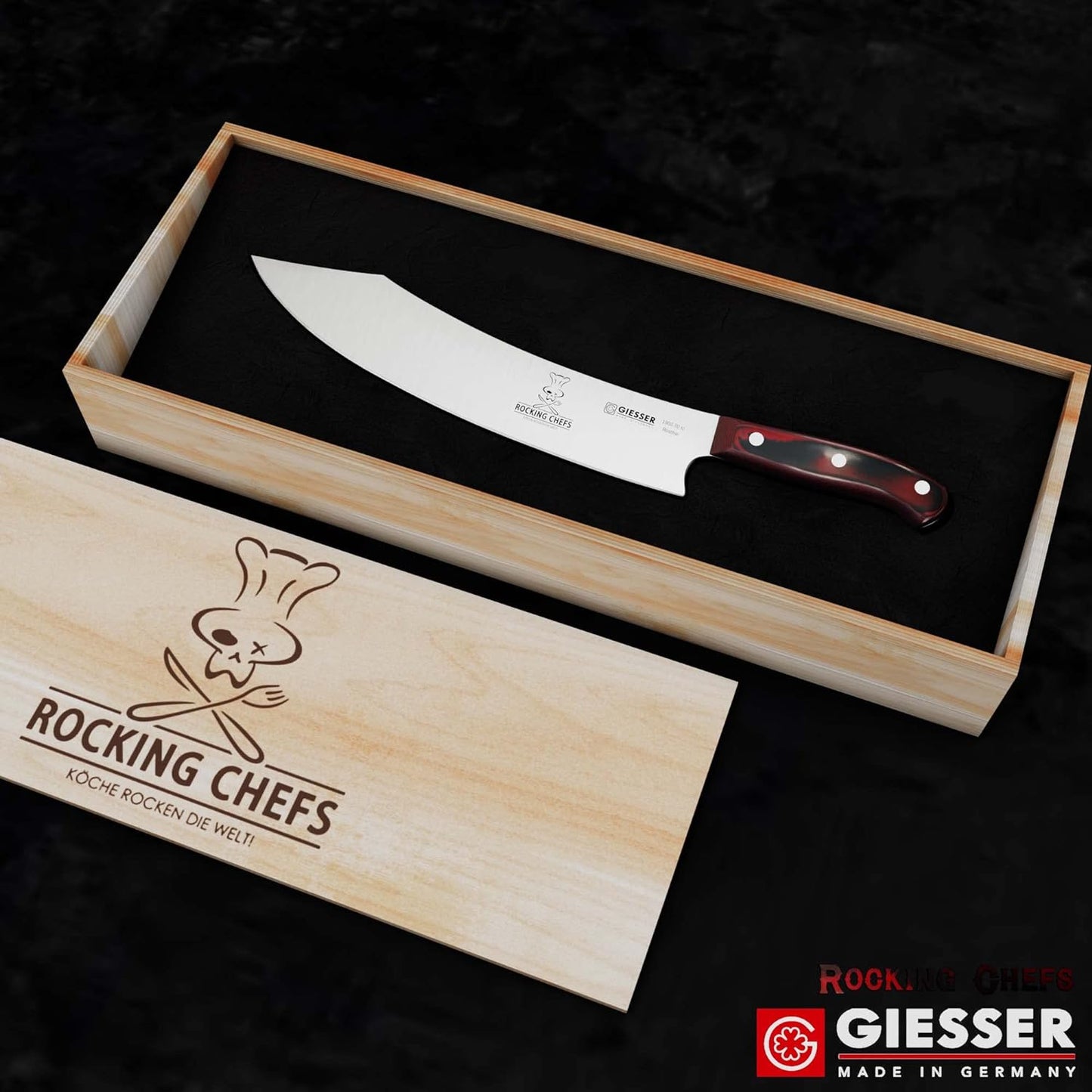 Kochmesser, 30 cm Barbeque, Rocking Chef