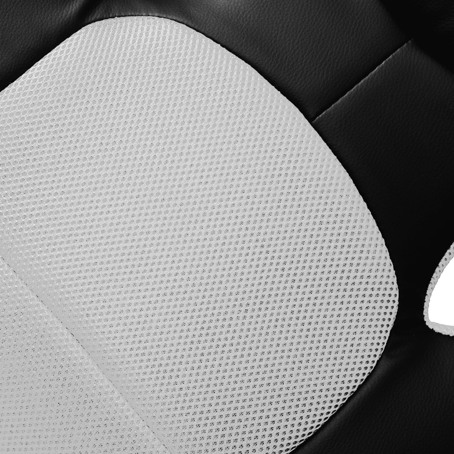 Ergonomischer Gaming-Schreibtischstuhl mit Wippmechanik, Weiß
