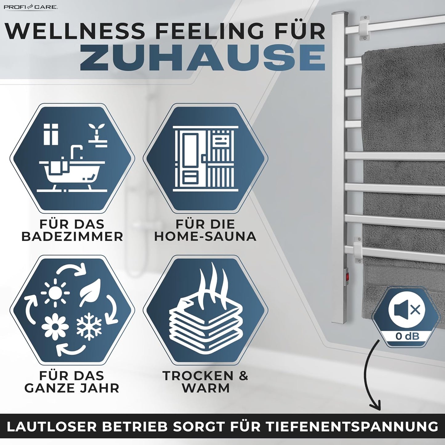 Elektrischer Handtuchwärmer PC EHW 3115