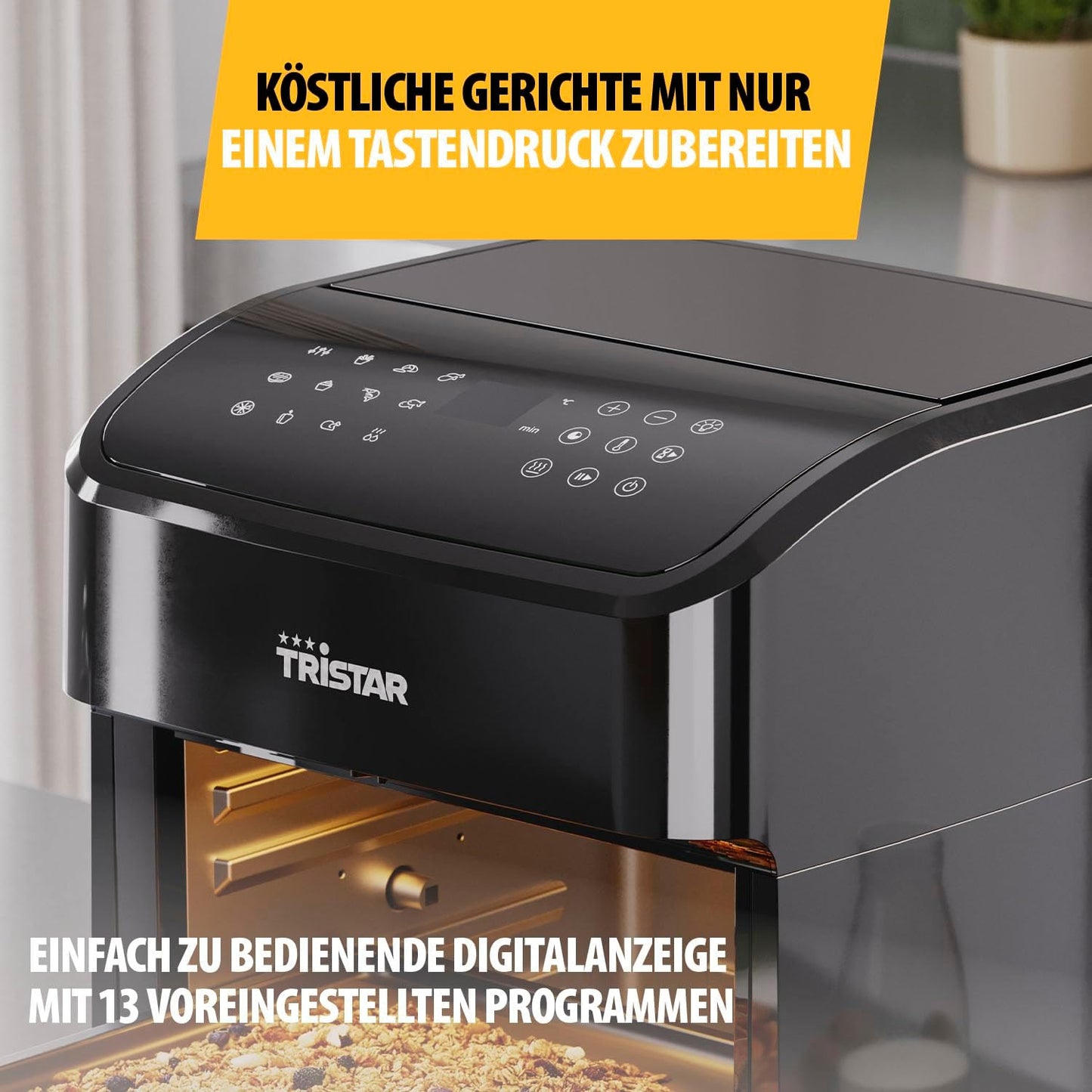 2-in-1 Mini-Backofen & Heissluftfritteuse FR-9065, Heissluftfritteuse und Ofen 12L