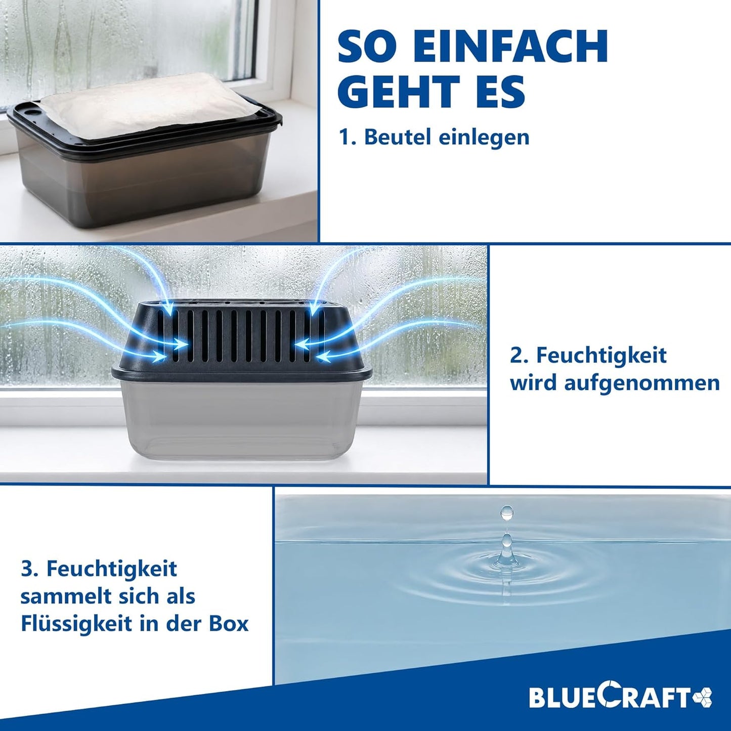 Luftentfeuchter Nachfüllpack, 10x1kg, 10x 1 kg