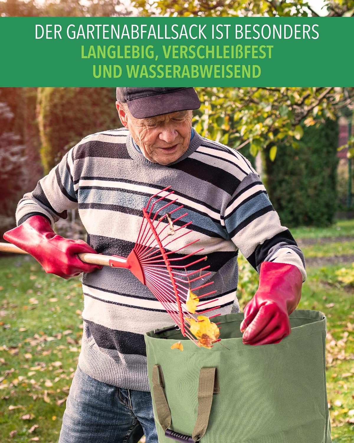 Faltbarer Garten-Abfallsack, 1 stück (1er Pack)
