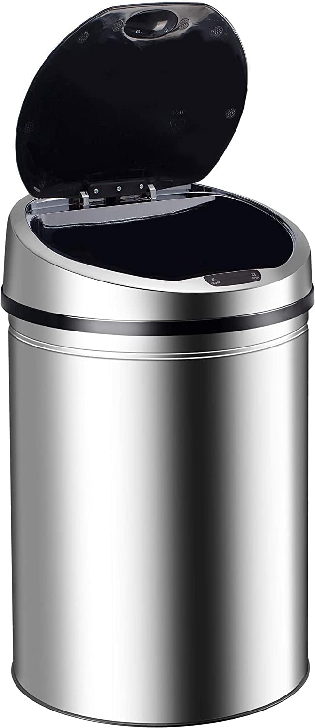 Mülleimer, 30 Liter, Chrom