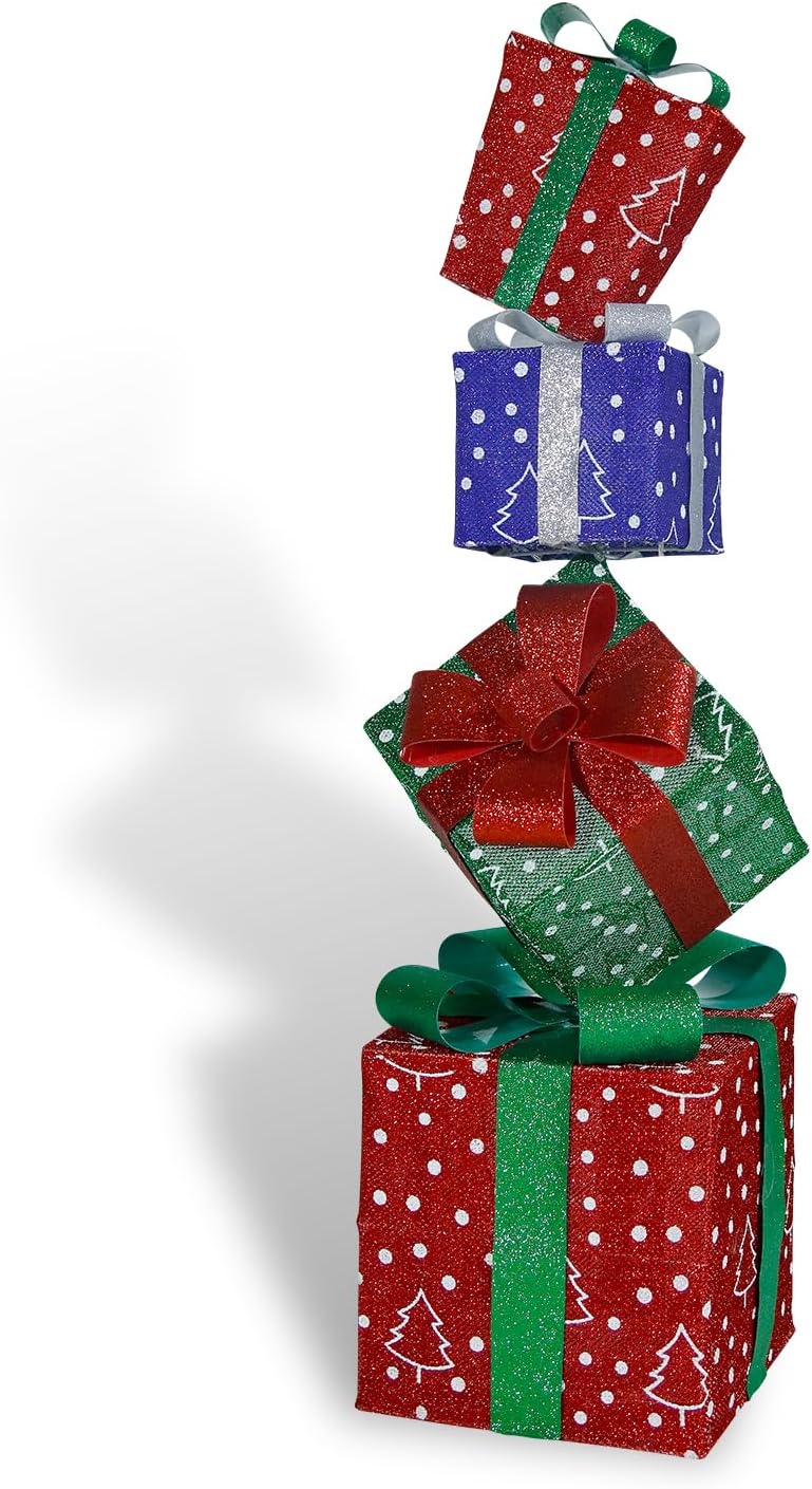 Weihnachtslichterdeko, 006 Farbig, Quadratisch