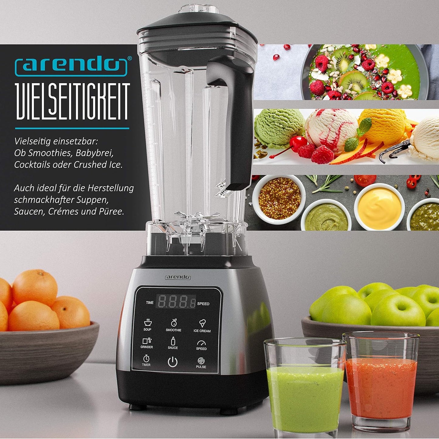 Standmixer, A: Cool Grey