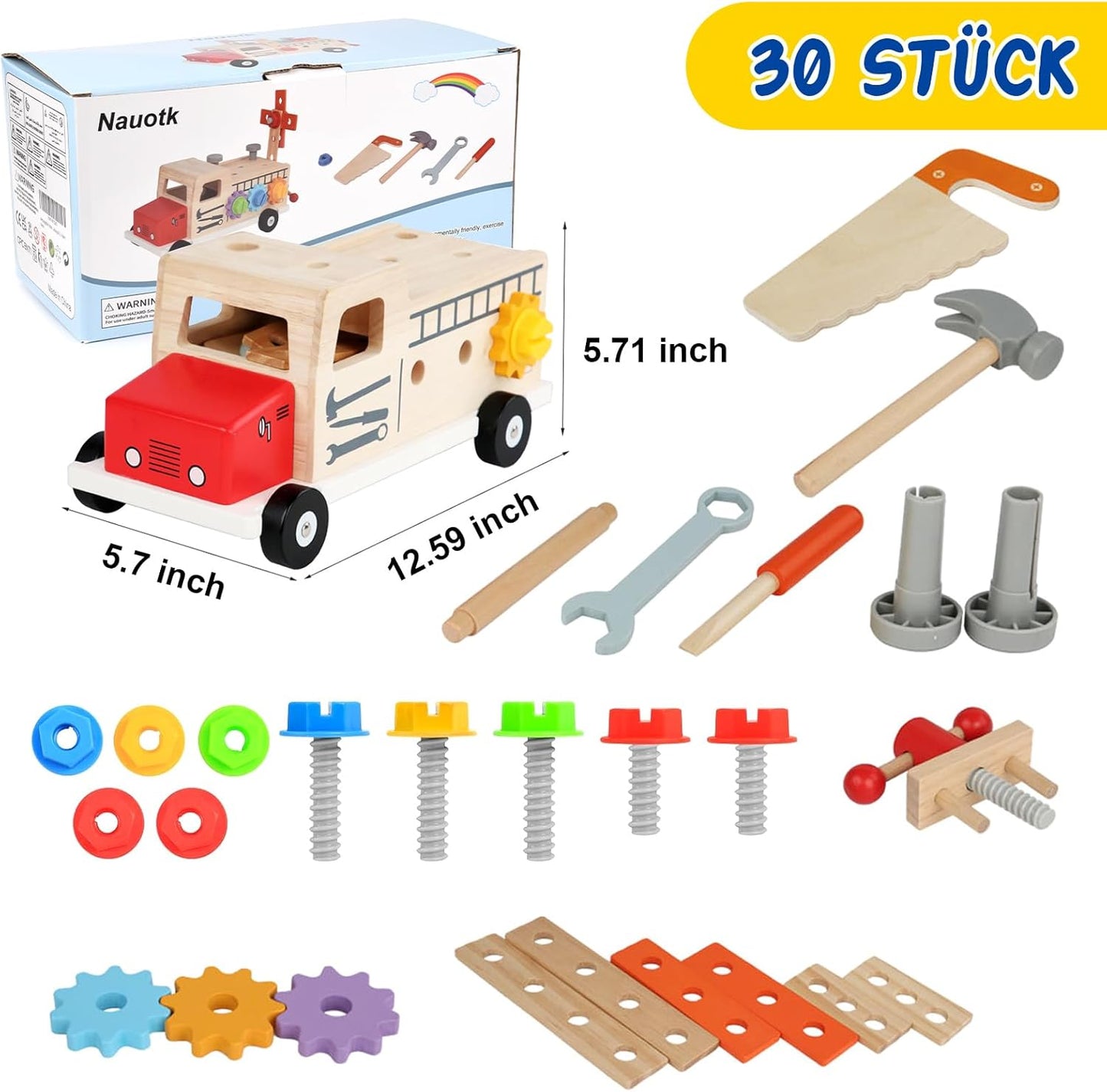 Werkzeug-Set für Kinder, Single LKW