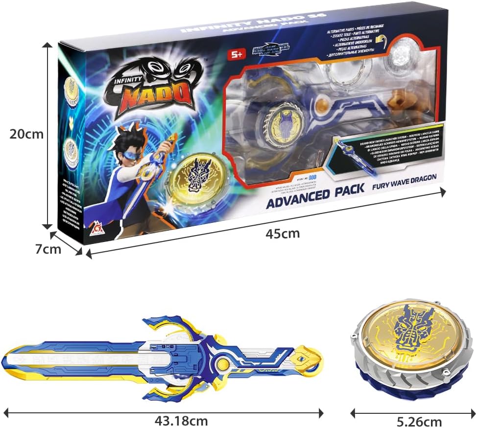 Battle Tops Kreisel Advanced Pack Fury Wave Dragon, Dragon