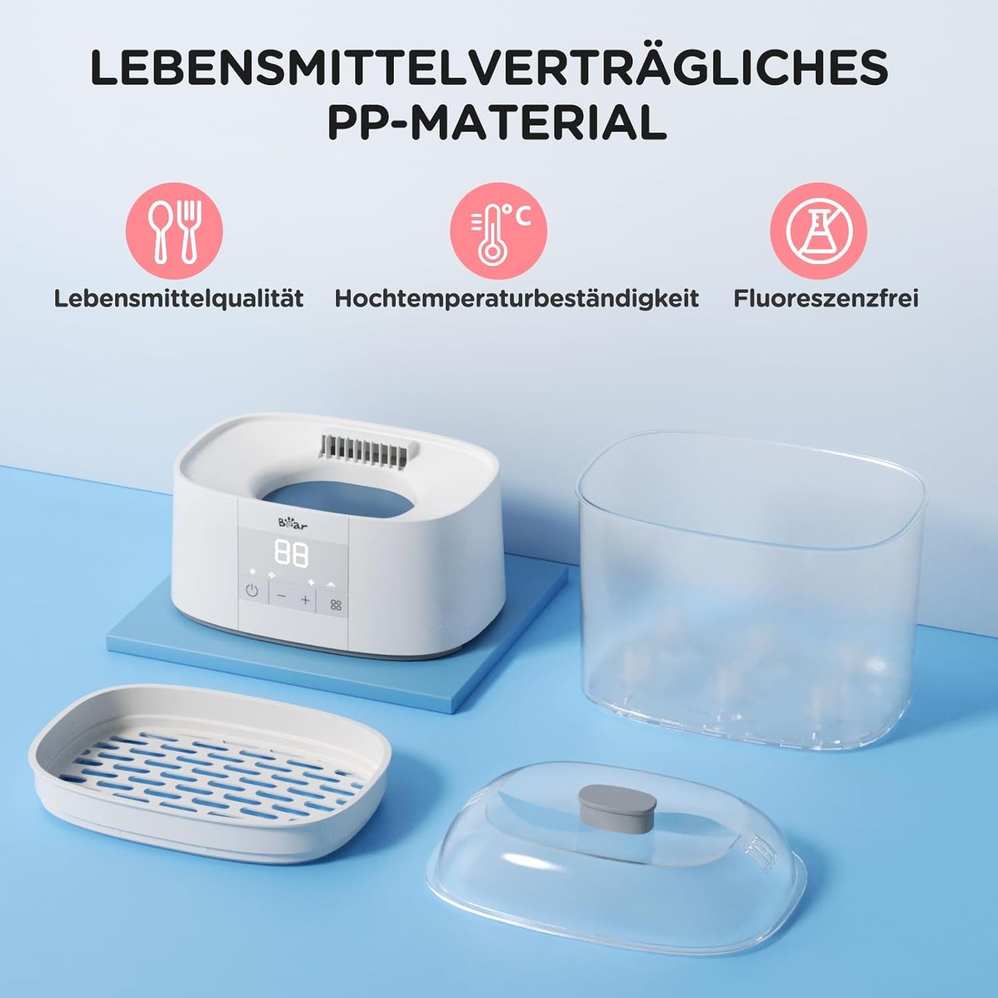 4-in-1 Babyflaschen-Sterilisator mit Trocknerfunktion