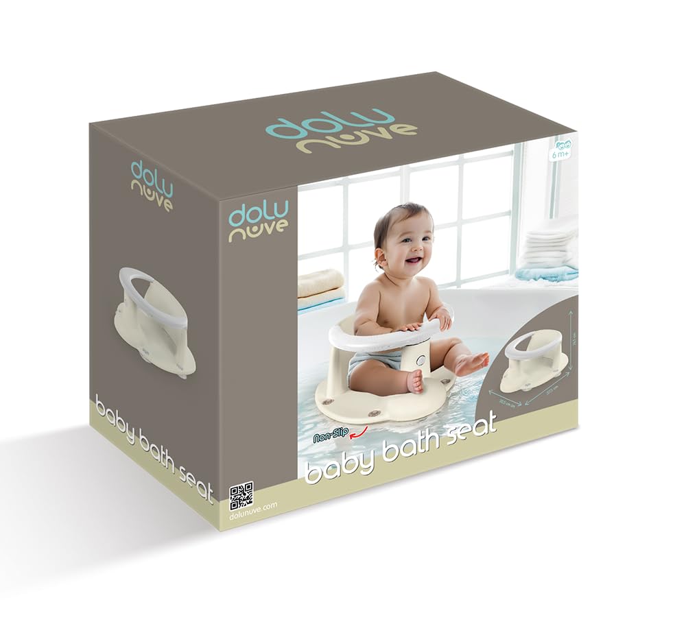 Rutschfester Badewannensitz, Relax Beige