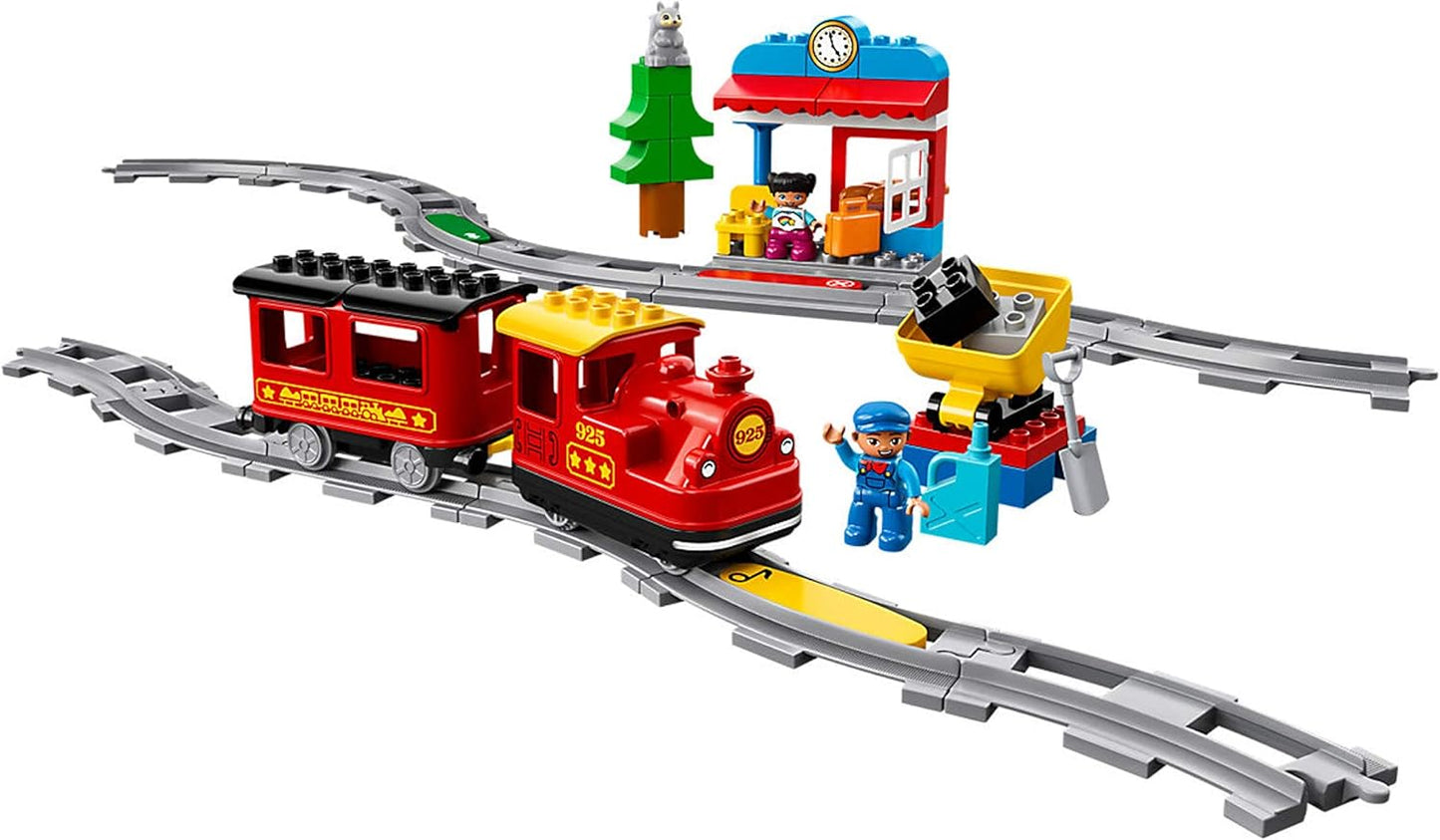 Duplo 2er Set Eisenbahn Schienen + Dampfeisenbahn