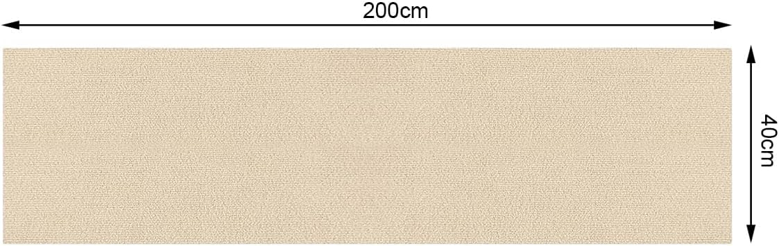 Selbstklebende Kratzmatten, 2 Stück, Beige, 2 Stück