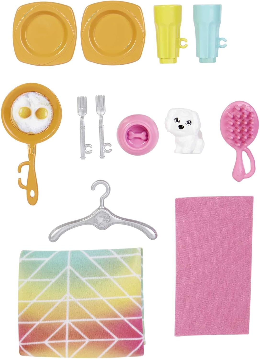 Puppenhaus mit drehbaren und klappbaren Spielbereichen, Barbie-Puppenhaus