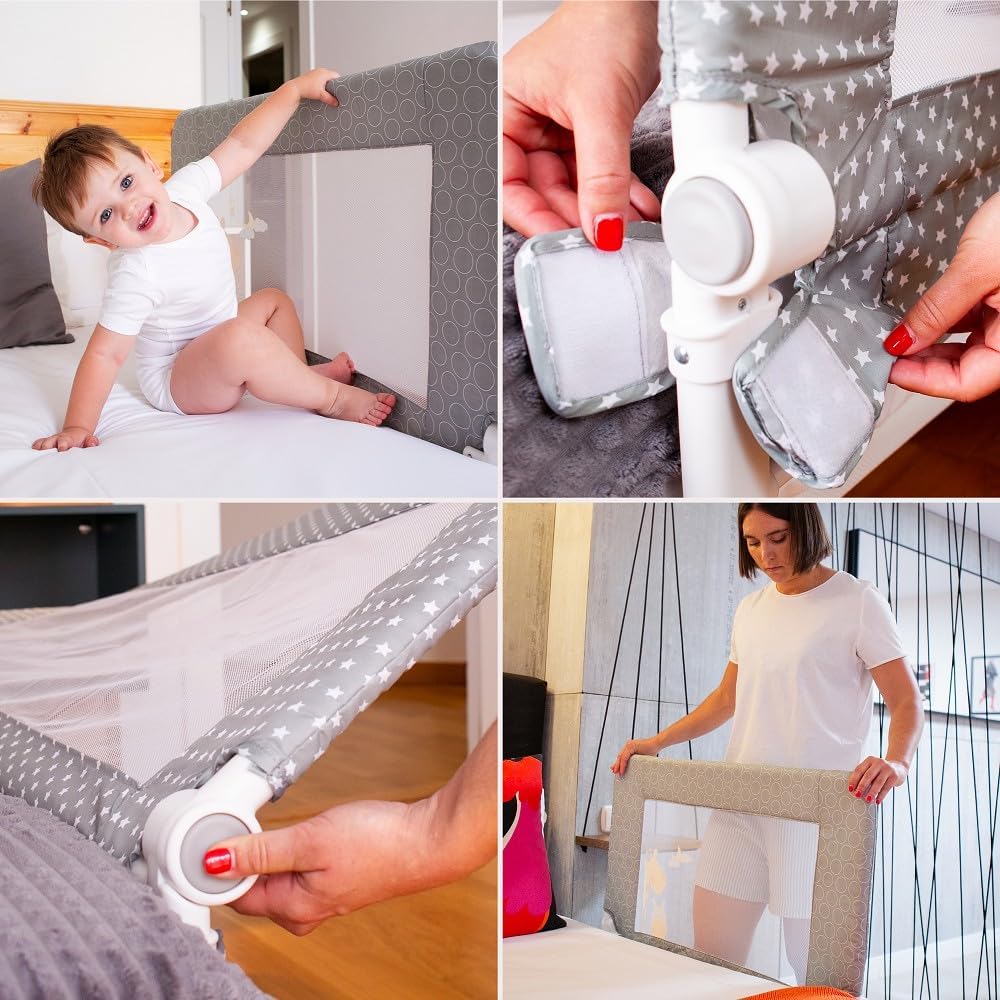 Klappbares Sicherheitsgitter mit Giraffenmuster