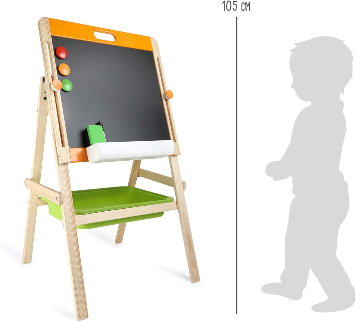 10436 Kreide- und Magnettafel, Kreide+Magnettafel