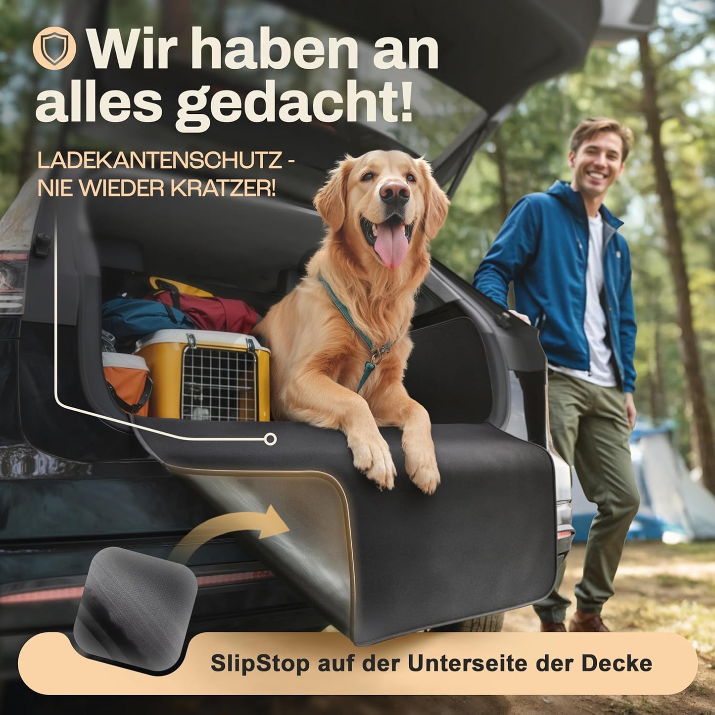 Kofferraumschutz mit Seiten- und Ladekantenschutz