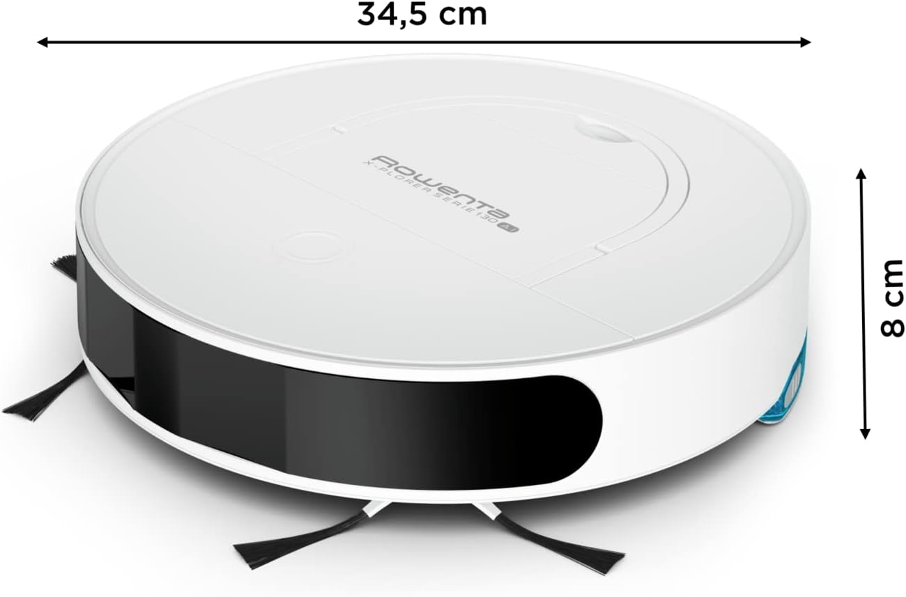 X-Plorer Serie 130 AI Wisch- & Saugroboter 4-in-1, Weiss