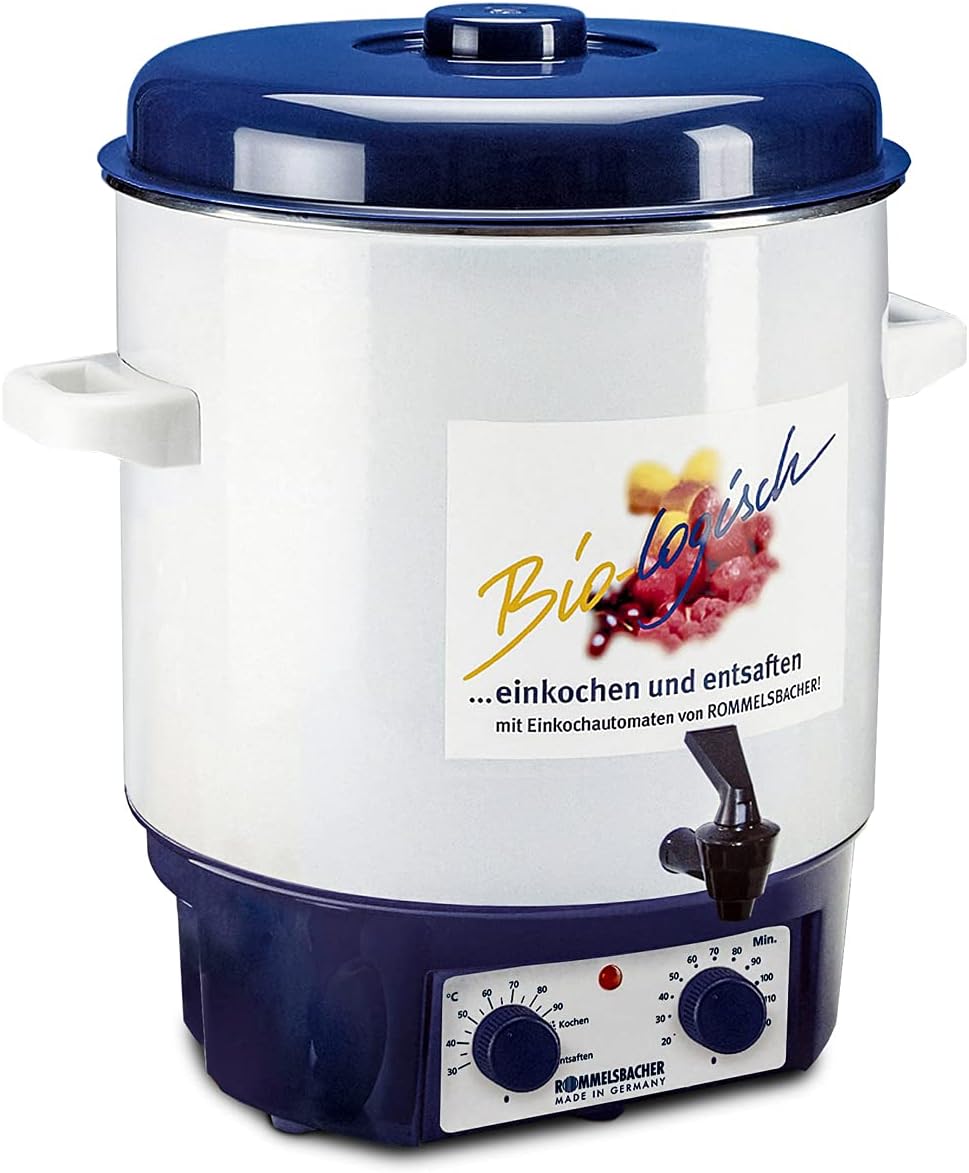 Glühwein-/Einkochvollautomat, Stilbezeichnung: mit Ablaufhahn (mit Timer)