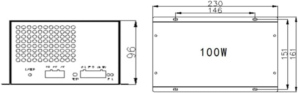 CO2 Laser Netzteil, MYJG-100W Monitor
