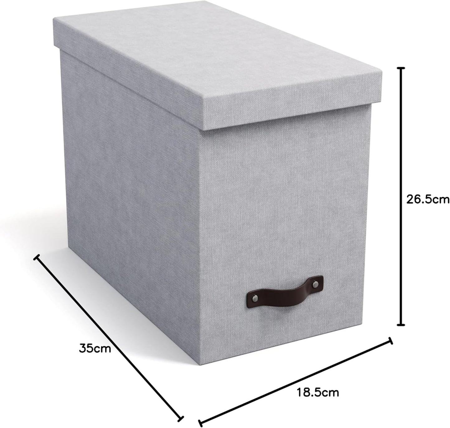 Hängeregisterbox für A4-Dokumente, Ash C62 35 x 18.5 x 27 cm