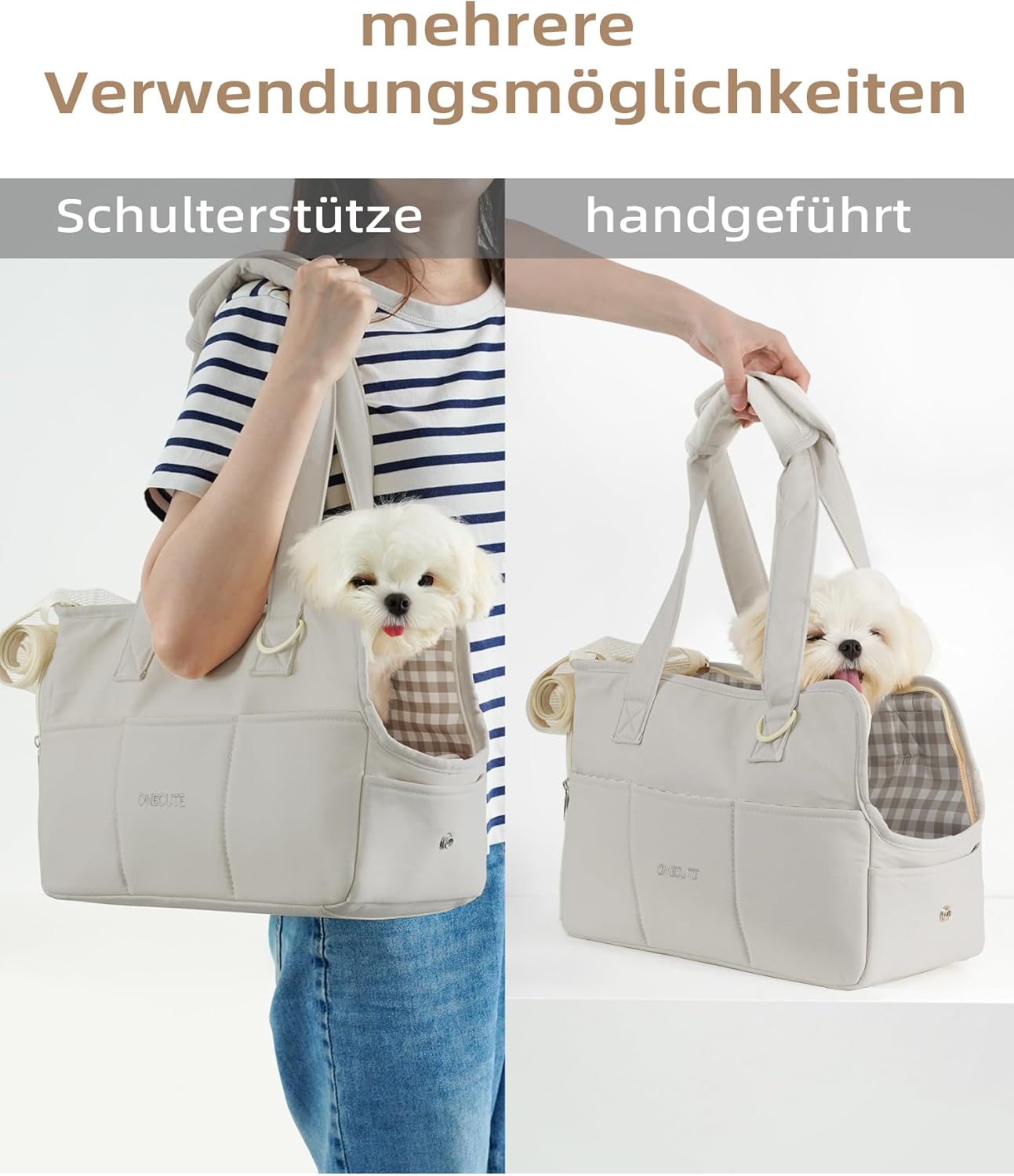 Hundetragetasche, 34 * 16 * 25 cm|Gray