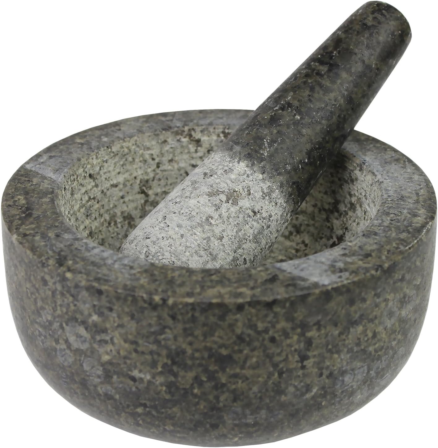 Steinmörser mit Stössel, 15.5 x 8 cm